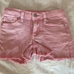 Joes Jean girls pink denim shorts size 5